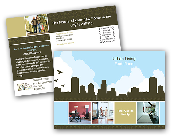 real estate postcard