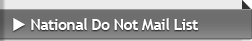 National Do Not Mail